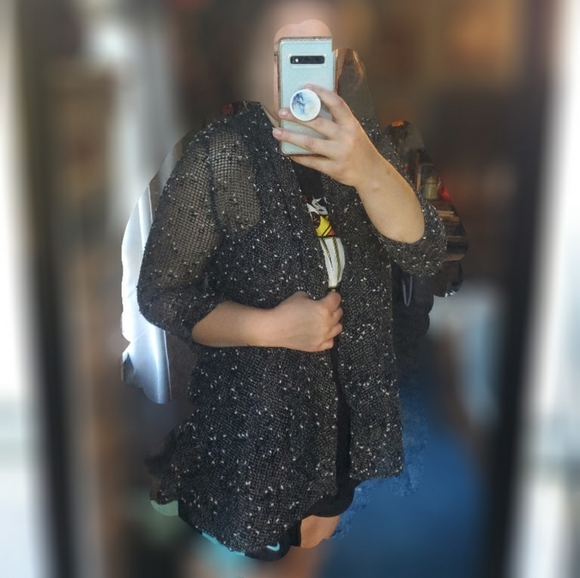 Drape front cardigan - cover up - Picture 7 of 7